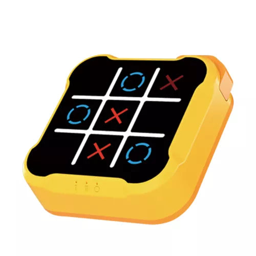 Portable Tic-Tac-Toe Puzzle Console for Family Fun on the Go