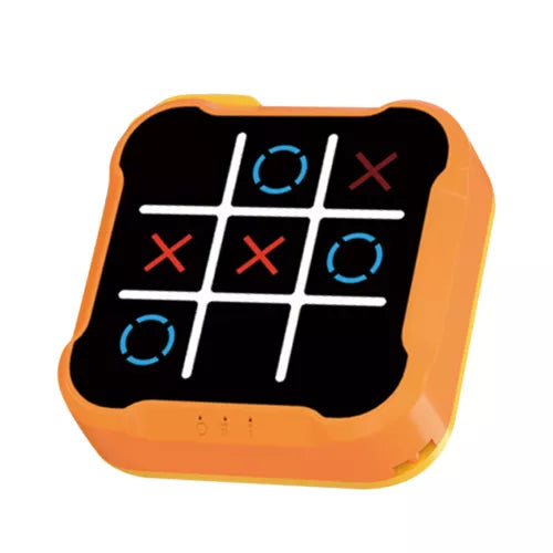 Electronic Tic-Tac-Toe Travel Game with LED Display for Kids